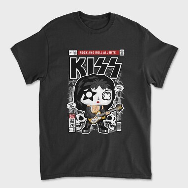 Kiss Rock Roll, Tricou Barbati (Unisex)