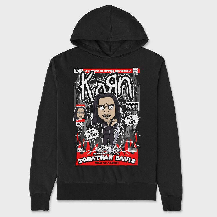 Korn Comic Cult, Hanorac Oversize Barbati (Unisex)