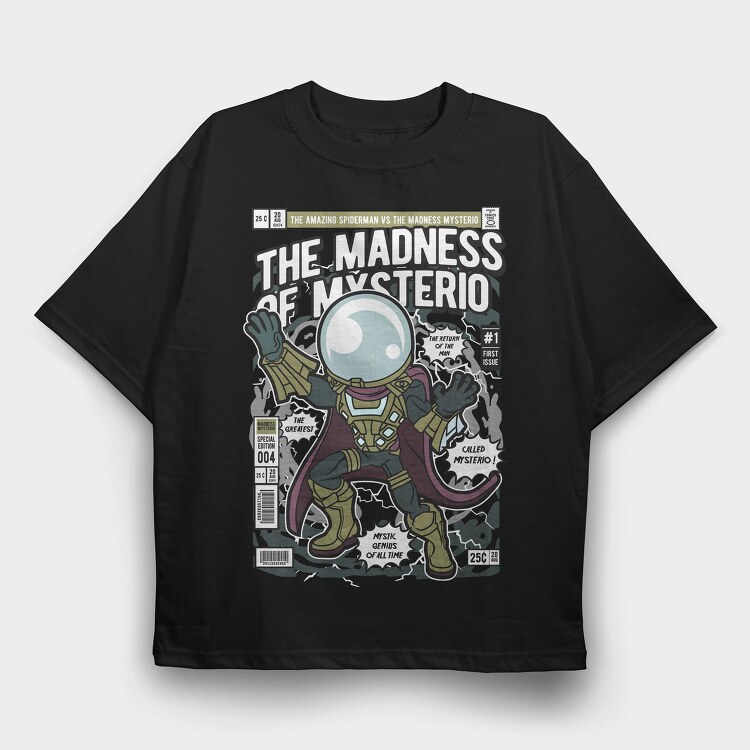 Madness Mysterio Comic Drop, Tricou Oversize Barbati (Unisex)