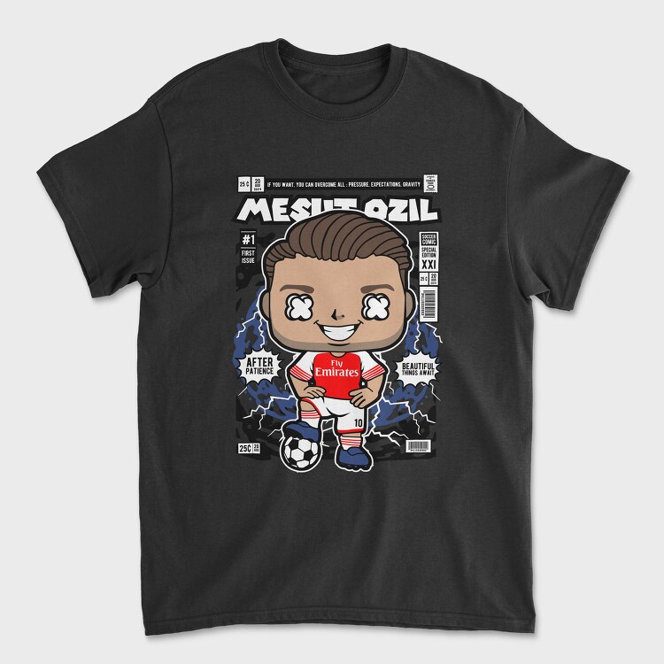 Mesut Ozil Comic, Tricou Barbati (Unisex)