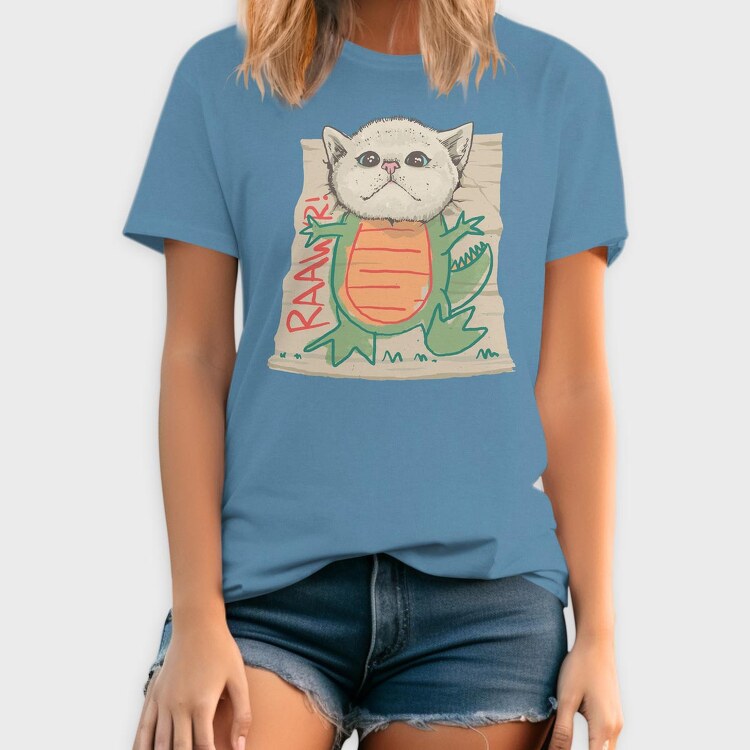 Dinosaur Cat, Tricou Barbati (Unisex)