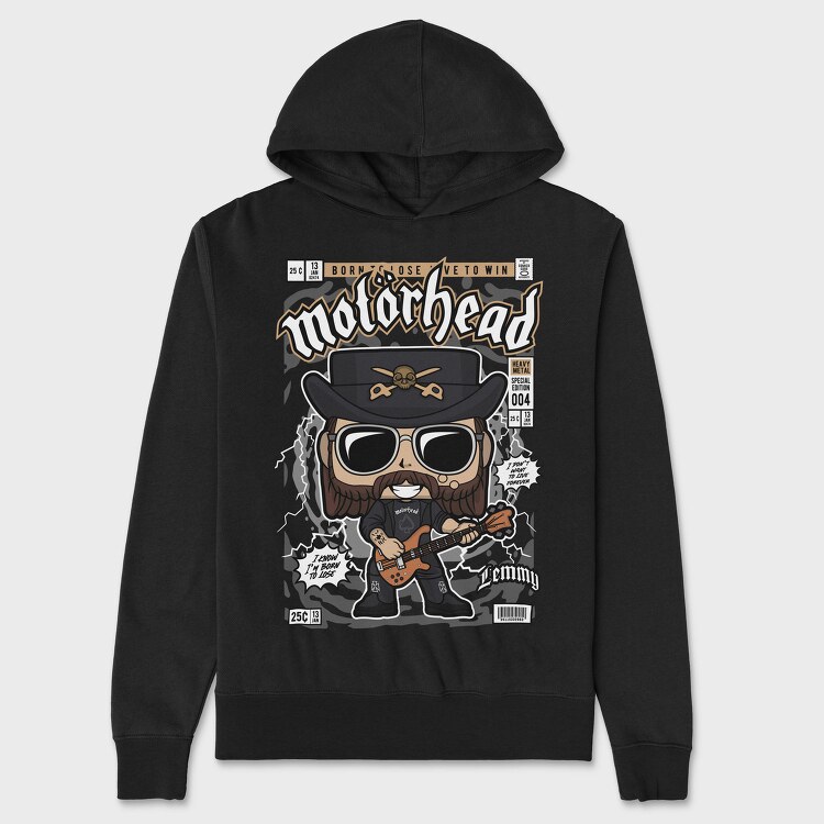 Motorhead Rockstar, Hanorac Oversize Barbati (Unisex)