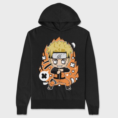 Naruto Chibi Burst, Hanorac Oversize Barbati (Unisex)