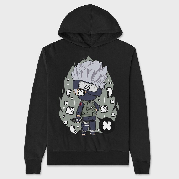Ninjastyle Chibi Storm, Hanorac Oversize Barbati (Unisex)