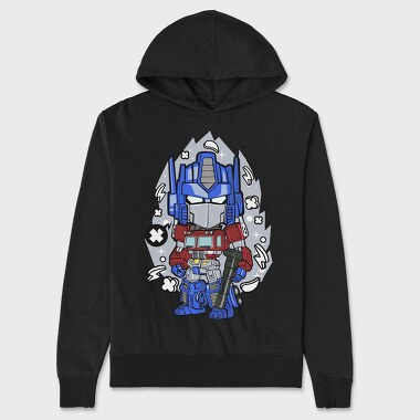 Optimus Prime Burst, Hanorac Oversize Barbati (Unisex)