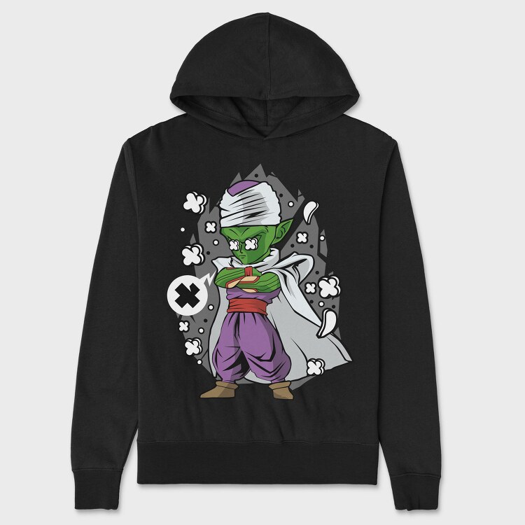 Piccolo Warrior, Hanorac Oversize Barbati (Unisex)