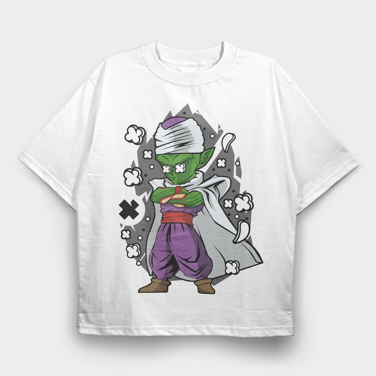Piccolo Warrior, Tricou Oversize Barbati (Unisex)