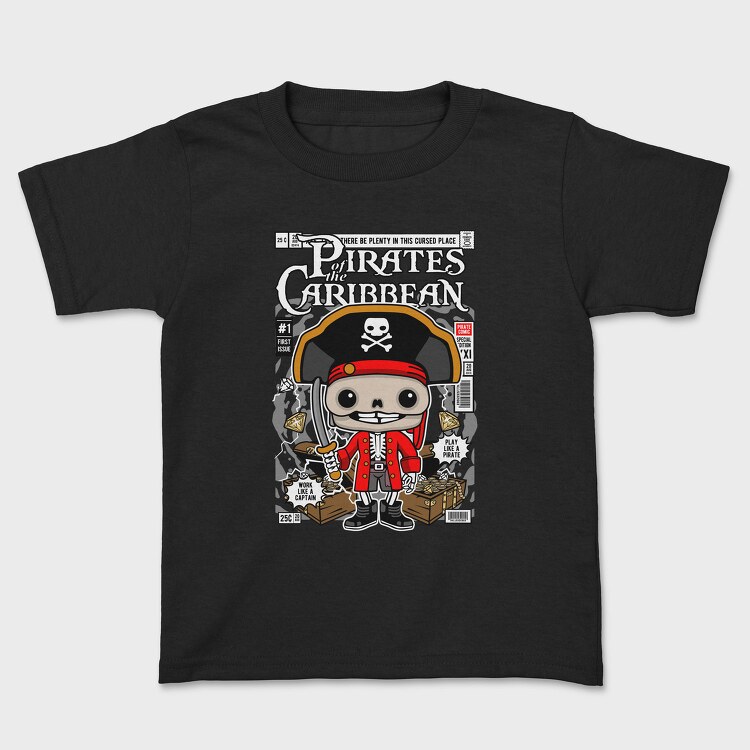 Pirate Captain Treasure Hunt, Tricou Copii