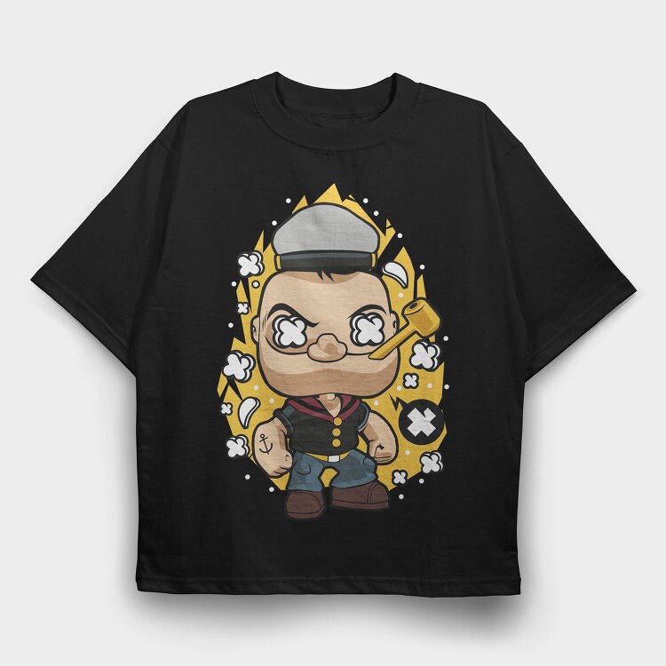 Pirate Captain, Tricou Oversize Barbati (Unisex)