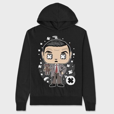 Pop Art Teddy, Hanorac Oversize Barbati (Unisex)