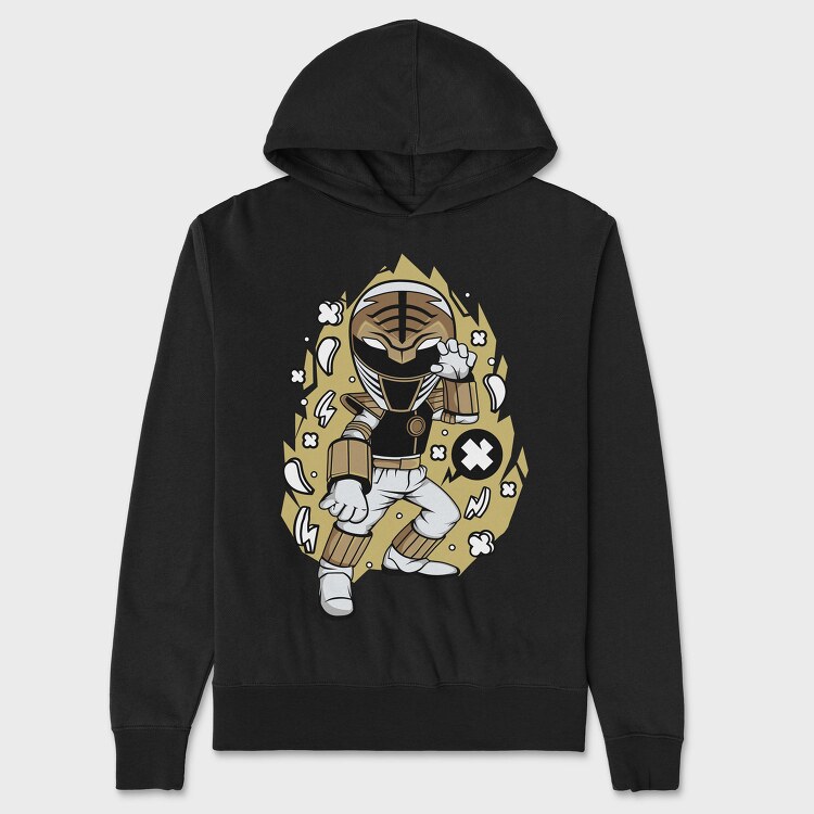 Power Ranger Storm, Hanorac Oversize Barbati (Unisex)