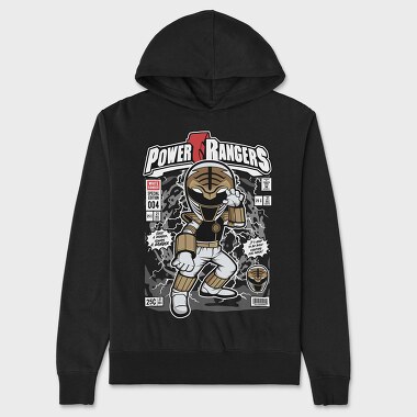Power Rangers Comic, Hanorac Oversize Barbati (Unisex)