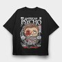 Psycho Horror Chibi, Tricou Oversize Barbati (Unisex)