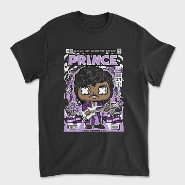 Purple Prince Pop Vinyl, Tricou Barbati (Unisex)