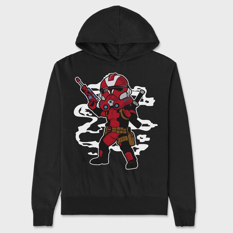 Red Trooper Squad, Hanorac Oversize Barbati (Unisex)