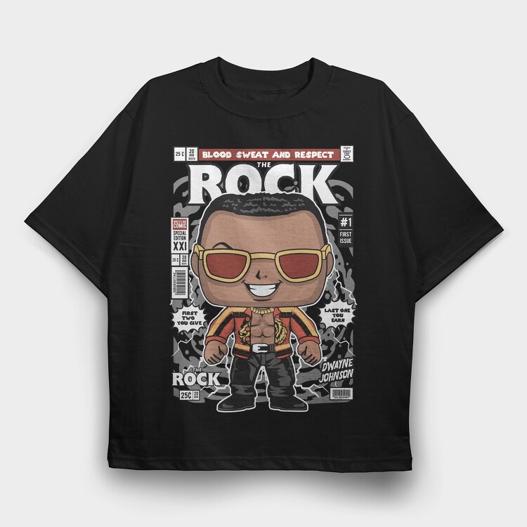 Rockstar Icon, Tricou Oversize Barbati (Unisex)