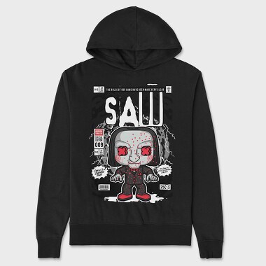 Saw Horror Icon, Hanorac Oversize Barbati (Unisex)