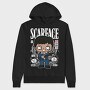 Scarface Pop Art, Hanorac Oversize Barbati (Unisex)