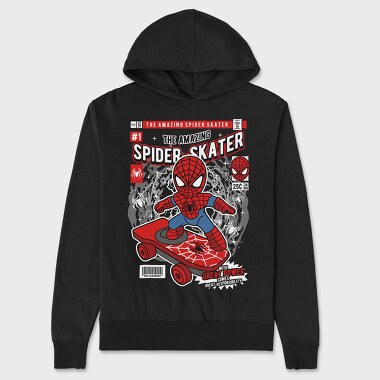 Spider Skater Marvel, Hanorac Oversize Barbati (Unisex)