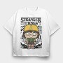 Stranger Things Comic Cap, Tricou Oversize Barbati (Unisex)