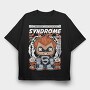 Superhero Chibi Comic, Tricou Oversize Barbati (Unisex)