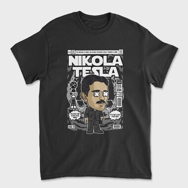 Teslas Future Vision, Tricou Barbati (Unisex)