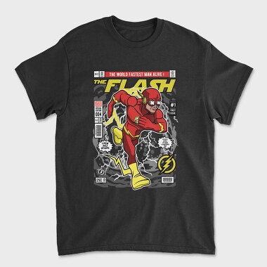 The Flash Lightning Bolt, Tricou Barbati (Unisex)