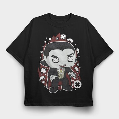 Vampire King Chibi, Tricou Oversize Barbati (Unisex)