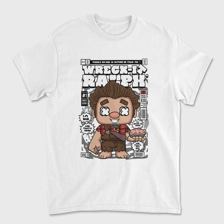 Wreck It Ralph Pie, Tricou Barbati (Unisex)