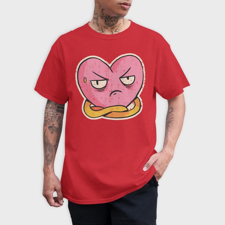 Disgusted Heart, Tricou Barbati (Unisex)
