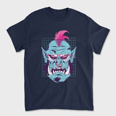 Tricou Barbati (Unisex), Orc Vaporwave