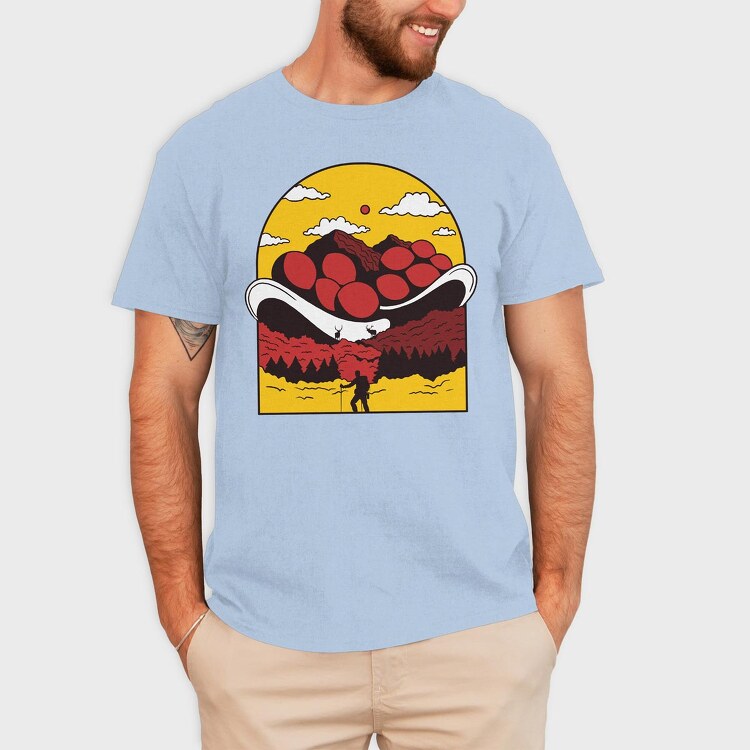 Mountain, Tricou Barbati (Unisex)