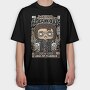 Rockstar Skull Vibes, Tricou Oversize Barbati (Unisex)