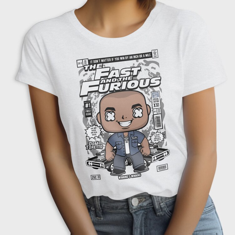 Furious Racer Pop Art, Tricou Femei