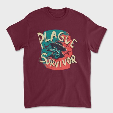 Tricou Barbati (Unisex), Plague Survivor