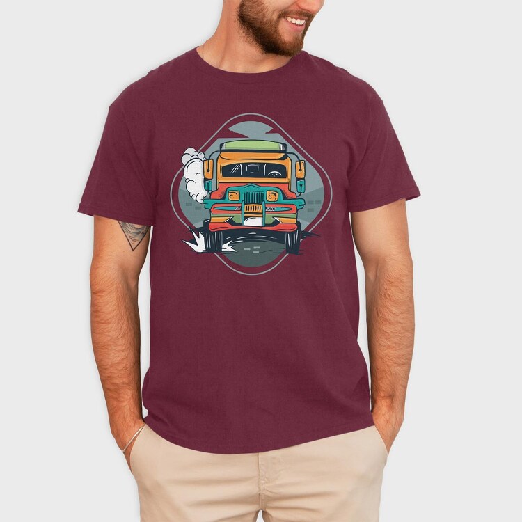 Jeepney, Tricou Barbati (Unisex)