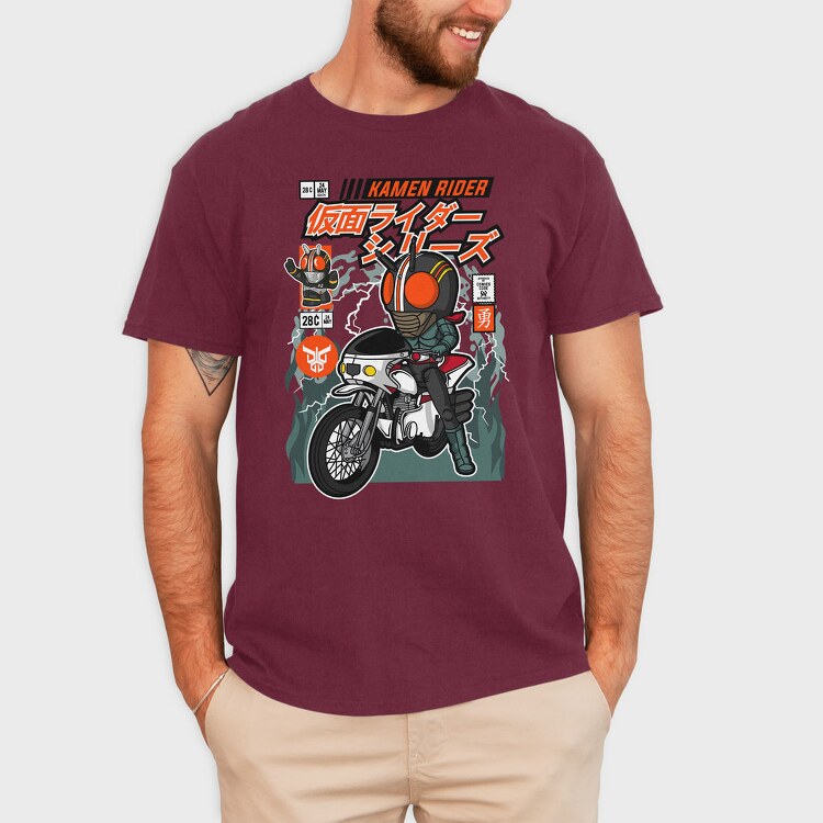 Kamen Rider Rider, Tricou Barbati (Unisex)
