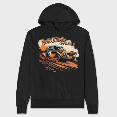 Rally Racing Car, Hanorac Oversize Barbati (Unisex)