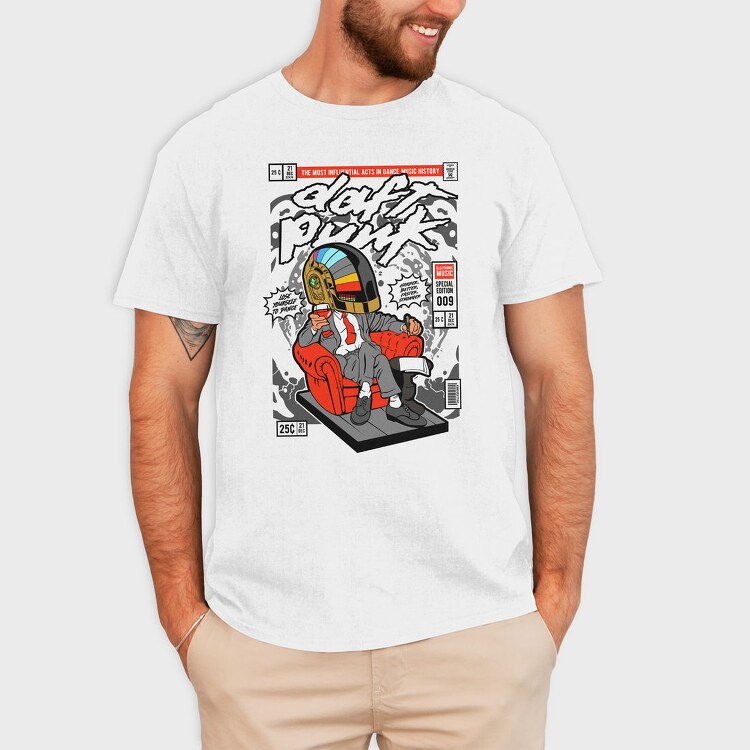 Daft Punk Anthem, Tricou Barbati (Unisex)