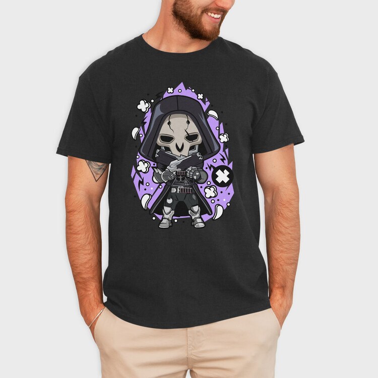 Dark Knight Chibi, Tricou Barbati (Unisex)