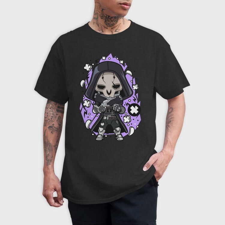 Dark Knight Chibi, Tricou Barbati (Unisex)