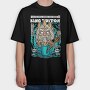 King Tritons Trident, Tricou Oversize Barbati (Unisex)