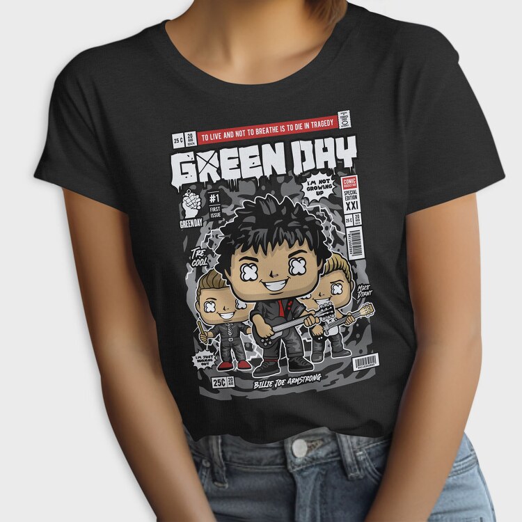 Green Day Comic Pop, Tricou Femei