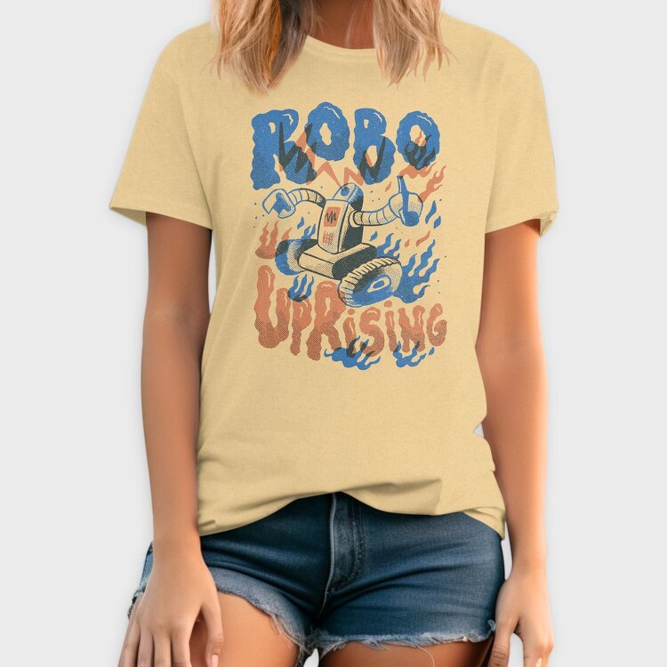 Robot Invasion 08, Tricou Barbati (Unisex)