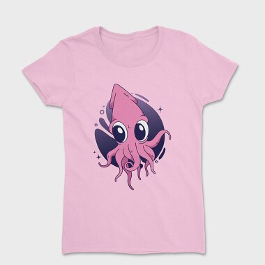Cute Squid, Tricou Femei
