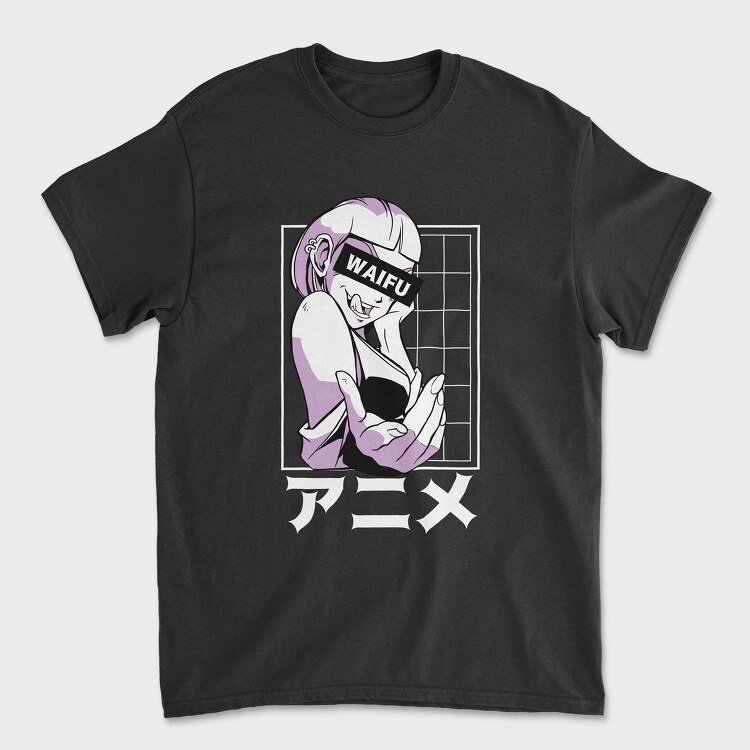 Waifu, Tricou Barbati (Unisex)