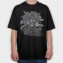 Darth Vader Mech, Tricou Oversize Barbati (Unisex)