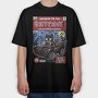 Batcave Night Rider, Tricou Oversize Barbati (Unisex)