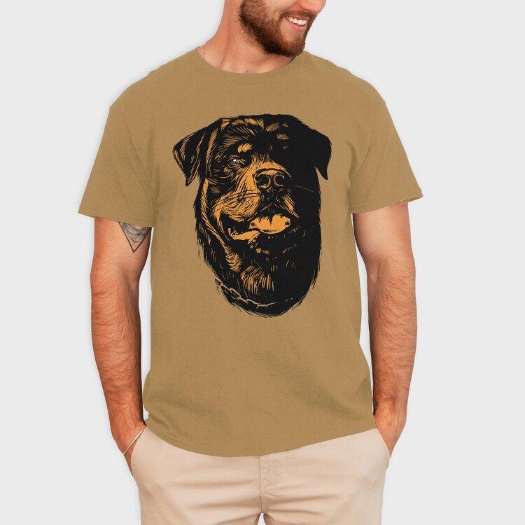 Rottweiller, Tricou Barbati (Unisex)