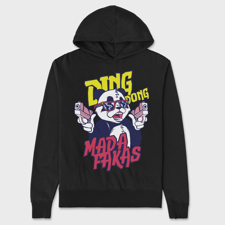 Hanorac Barbati (Unisex), Ding Dong Panda T Shirt